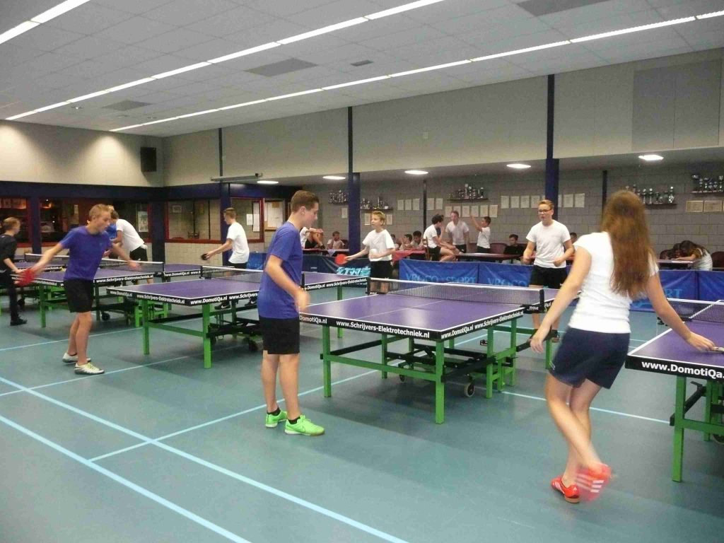 schoolsport tafeltennisles