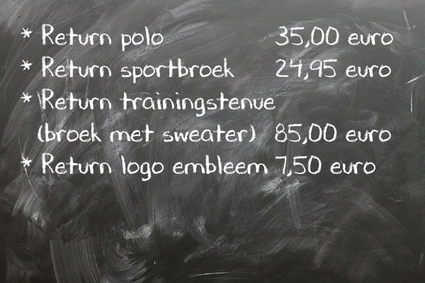 clubkleding-prijzen-schoolbord clubkleding-prijzen-schoolbord